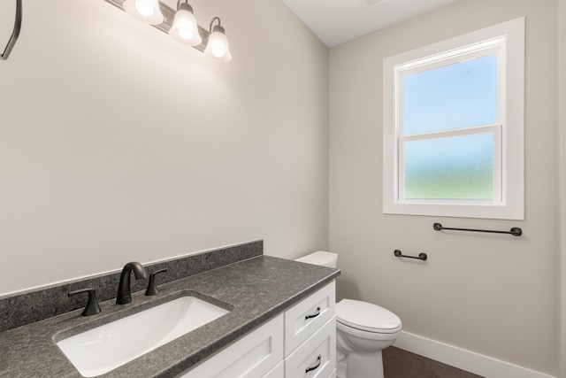 3135 E Croft, Spartanburg, SC 29302 - half bath with toilet, tile patterned floors, healthy amount of natural light, and vanity