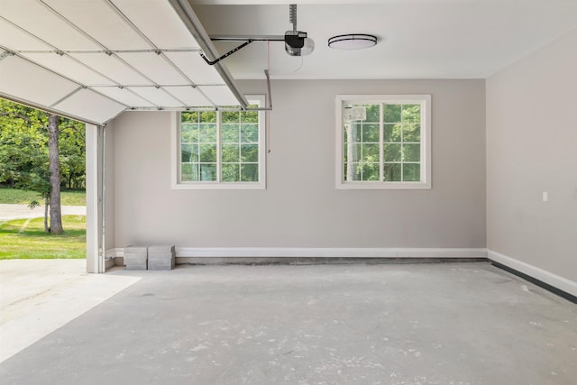 3135 E Croft, Spartanburg, SC 29302 - garage featuring a garage door opener and baseboards