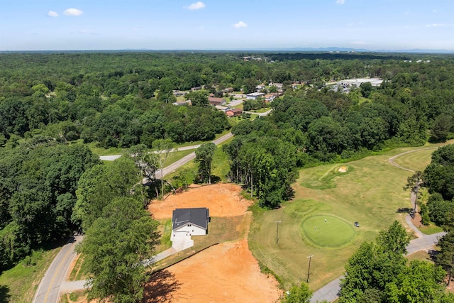 3135 E Croft, Spartanburg, SC 29302 - aerial view of a heavily wooded area and a golf course