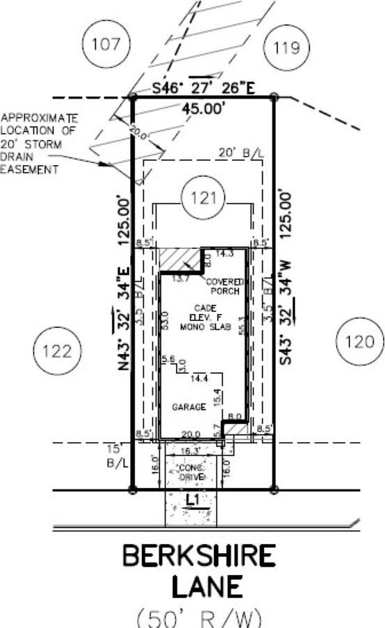 1808 Berkshire, Spartanburg, SC 29303 - survey map / technical document