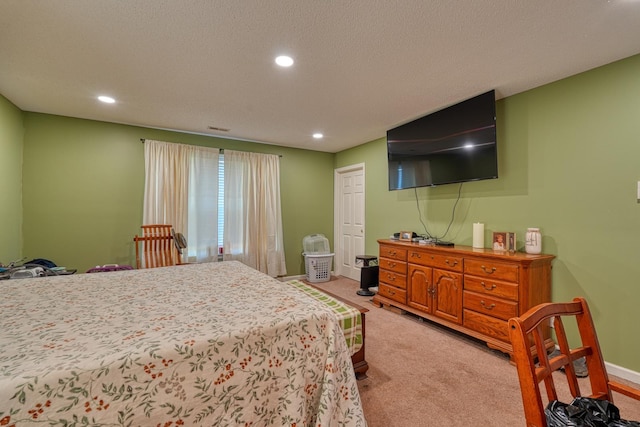 955 Baggett Rd, Enoree, SC 29335 - bedroom with light carpet, recessed lighting, and baseboards