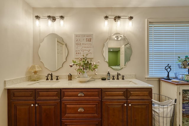 955 Baggett Rd, Enoree, SC 29335 - bathroom featuring double vanity