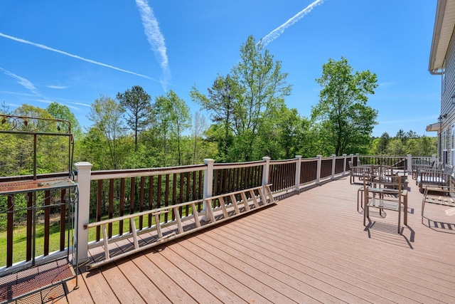 955 Baggett Rd, Enoree, SC 29335 - view of wooden deck