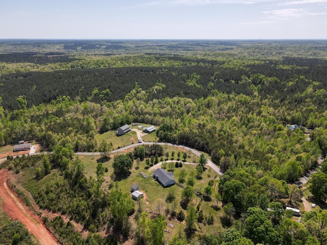 955 Baggett Rd, Enoree, SC 29335 - view of property location with a heavily wooded area