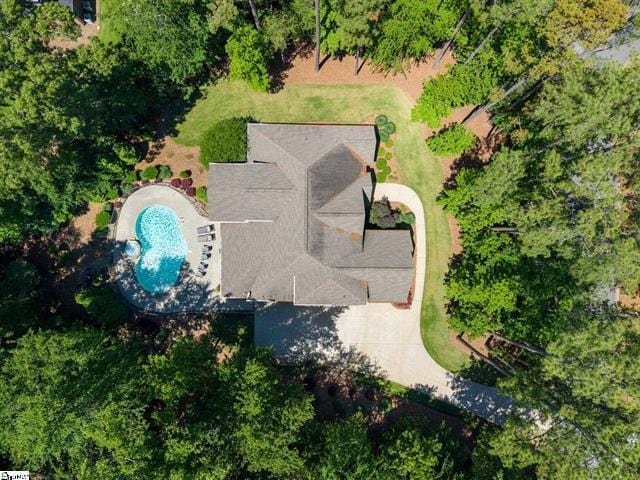 127 Turnberry, Spartanburg, SC 29306 - aerial overview of property's location with a pool