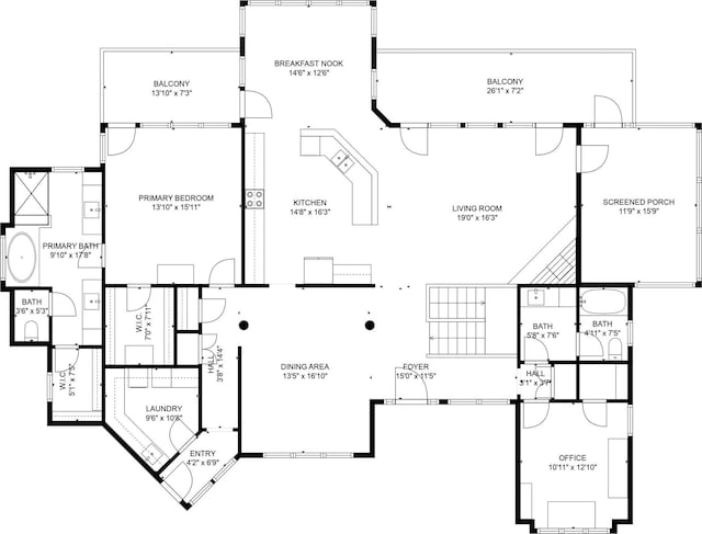404 N Tidewater, Inman, SC 29349 - property floor plan