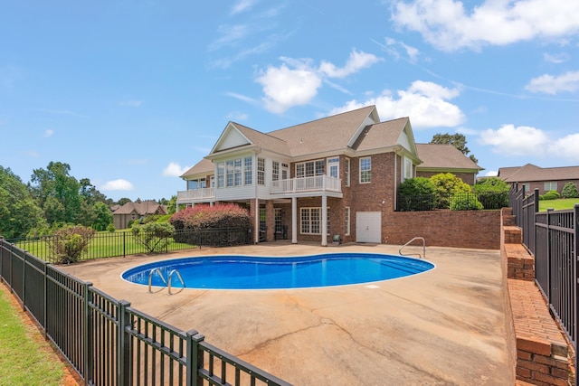 404 N Tidewater, Inman, SC 29349 - view of swimming pool featuring a patio area and a fenced backyard