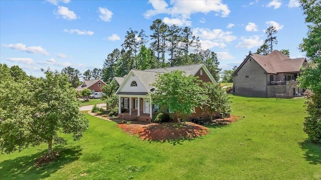 123 S Lake Emory, Inman, SC 29349 - view of green lawn with a trampoline