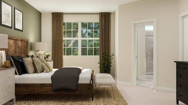 1612 Wren Crk, Boiling Springs, SC 29316 - carpeted bedroom featuring baseboards and ensuite bath