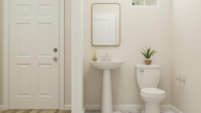 1612 Wren Crk, Boiling Springs, SC 29316 - bathroom with toilet and baseboards
