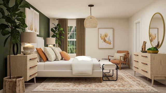 1066 Cleveland Mdws, Spartanburg, SC 29303 - bedroom featuring light carpet and baseboards