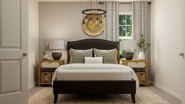1066 Cleveland Mdws, Spartanburg, SC 29303 - carpeted bedroom featuring baseboards
