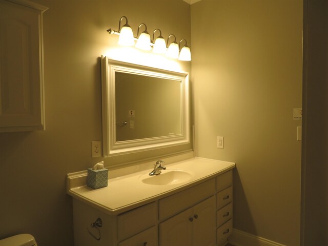 525 Glendalyn, Spartanburg, SC 29302 - bathroom featuring vanity and toilet