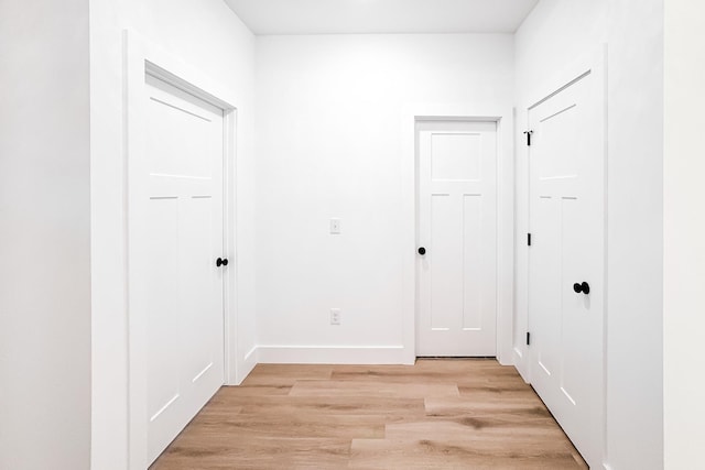 1623 Fairfield, Chesnee, SC 29323 - hallway with light wood-style flooring and baseboards