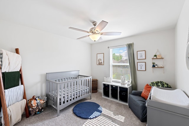 1019 Appalachian, Moore, SC 29369 - carpeted bedroom with a nursery area and ceiling fan