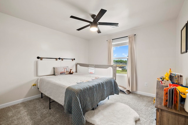813 Elgon Walk, Fountain Inn, SC 29644 - bedroom featuring carpet, baseboards, and a ceiling fan