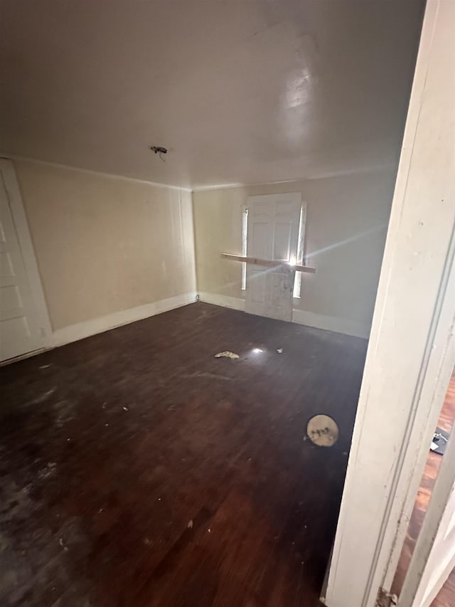 131 Furman St, Enoree, SC 29388 - spare room featuring hardwood / wood-style floors and baseboards