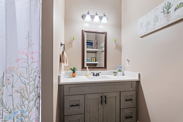 222 Blease Horton, Boiling Springs, SC 29316 - full bath with vanity and a shower with shower curtain