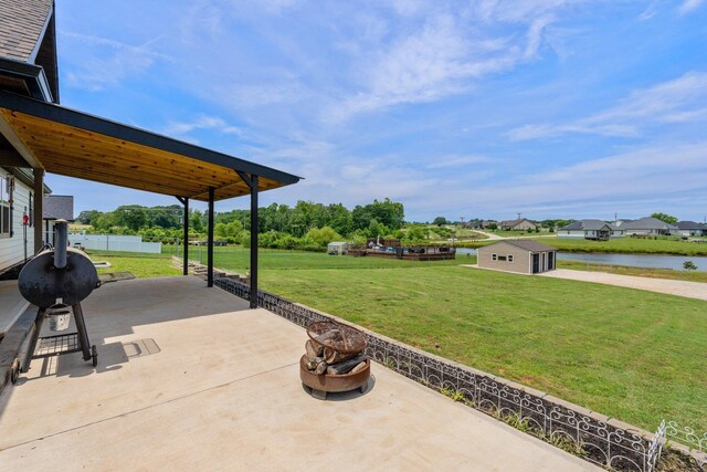 222 Blease Horton, Boiling Springs, SC 29316 - view of patio / terrace with a water view