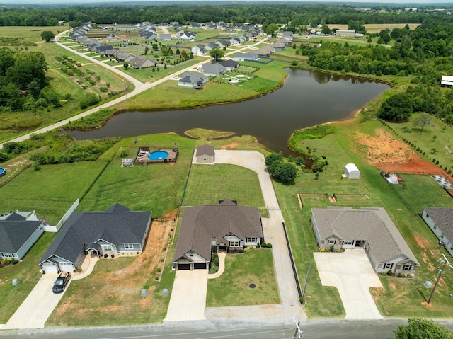 222 Blease Horton, Boiling Springs, SC 29316 - aerial perspective of suburban area featuring a large body of water