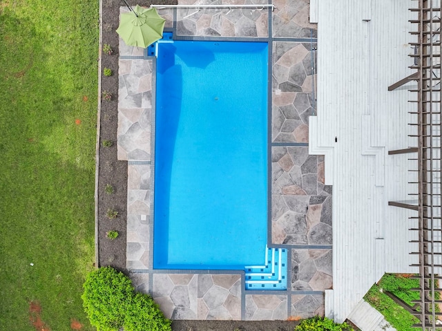 868 Old Hundred, Pelzer, SC 29669 - aerial view of a pool area