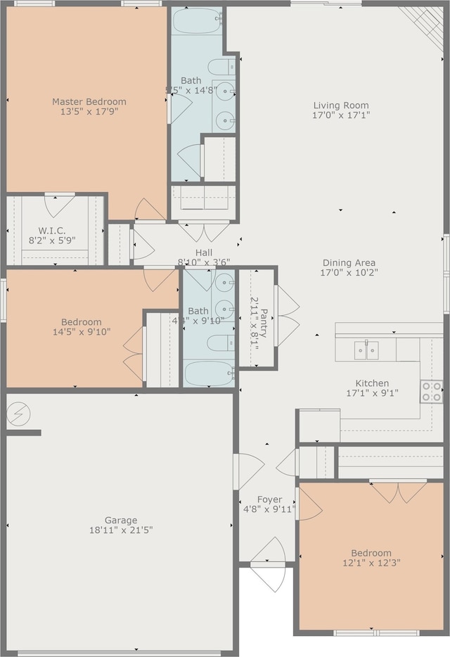 651 Willow Bank, Moore, SC 29369 - floor plan / room layout