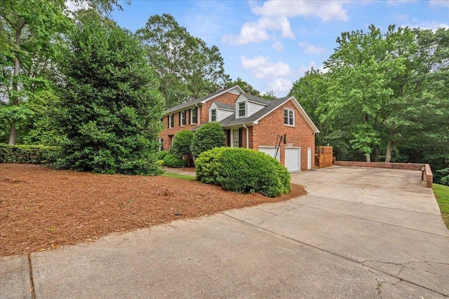 805 Laurel, Spartanburg, SC 29301 - view of front of house with brick siding, driveway, and a garage