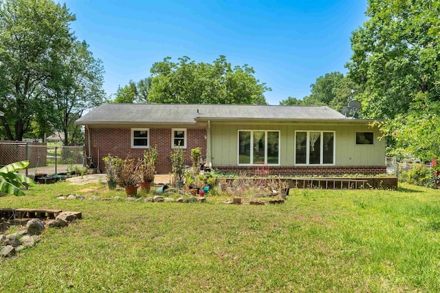 107 Anita, Spartanburg, SC 29302 - back of house with brick siding
