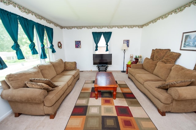 107 Anita, Spartanburg, SC 29302 - living room featuring carpet floors