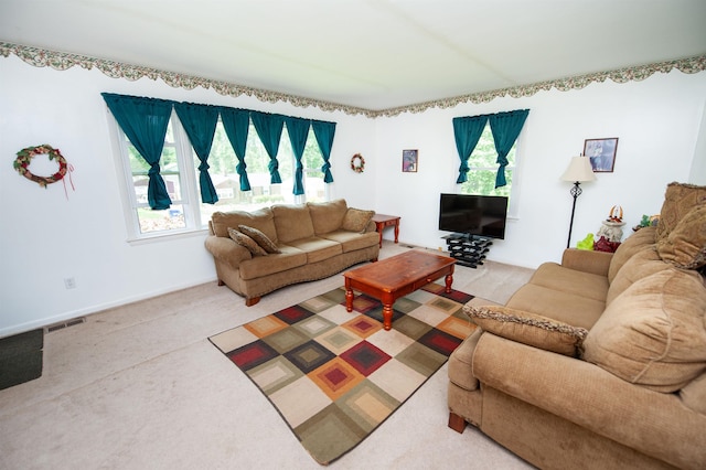 107 Anita, Spartanburg, SC 29302 - view of carpeted living room
