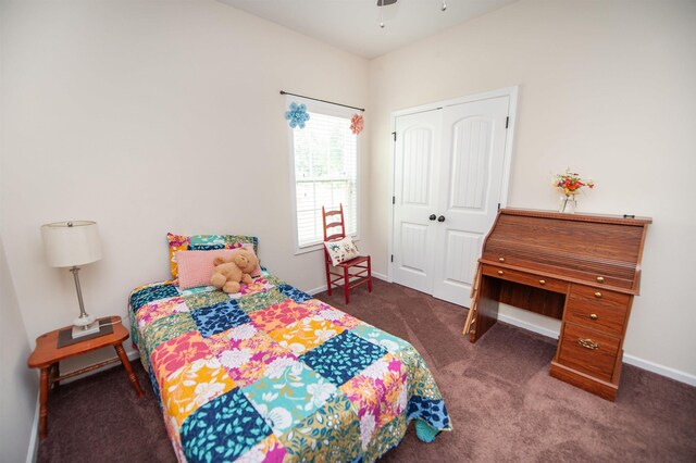 175 Castleton, Boiling Springs, SC 29316 - carpeted bedroom featuring a closet, baseboards, and a ceiling fan