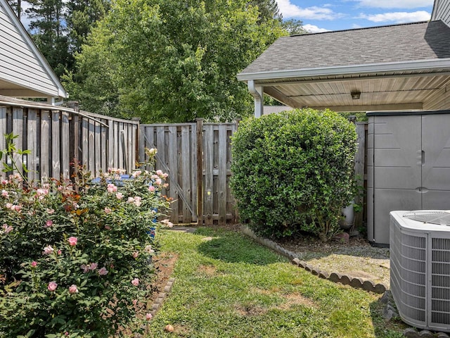 1156 Webber, Spartanburg, SC 29307 - view of yard with central AC