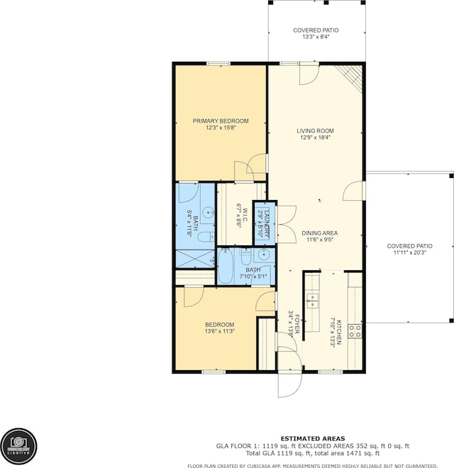 1156 Webber, Spartanburg, SC 29307 - floor plan / room layout
