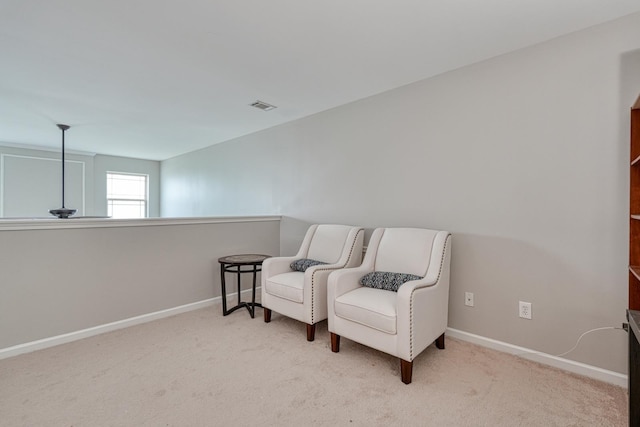 514 Millervale, Greer, SC 29650 - sitting room featuring baseboards and carpet floors