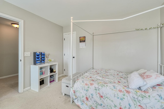 514 Millervale, Greer, SC 29650 - bedroom with light carpet and baseboards