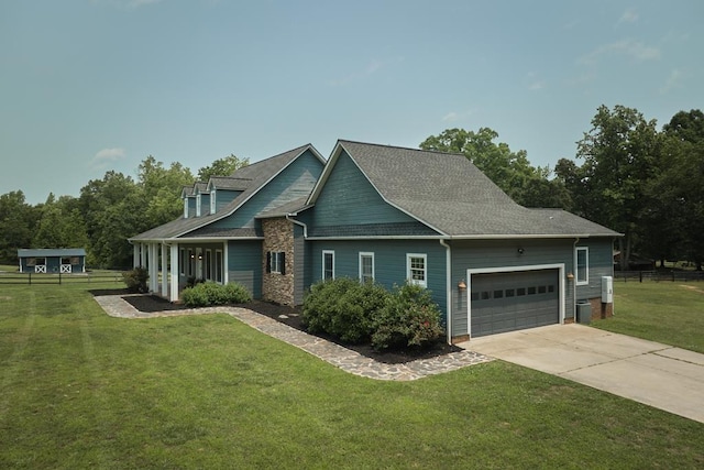 355 Night Lark, Campobello, SC 29322 - view of front of house with an attached garage, driveway, and a shingled roof