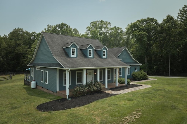 355 Night Lark, Campobello, SC 29322 - cape cod-style house featuring crawl space, a porch, and a shingled roof