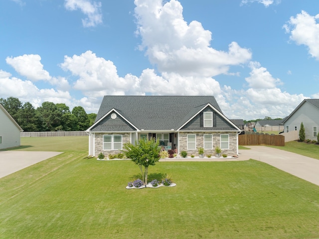 309 Old Kimbrell, Boiling Springs, SC 29316 - craftsman-style home featuring stone siding, driveway, and a shingled roof