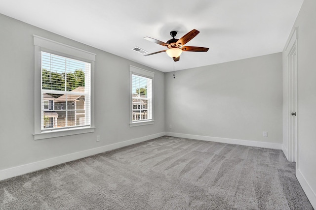 206 Hoss, Greenville, SC 29615 - unfurnished room featuring carpet flooring, ceiling fan, and baseboards