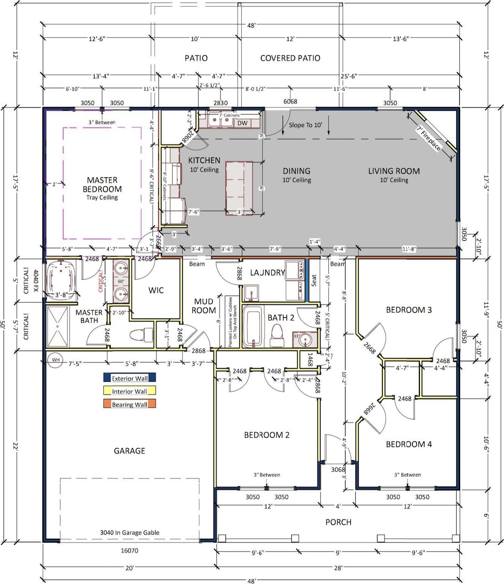 178 Double Crk, Gaffney, SC 29341 - room layout