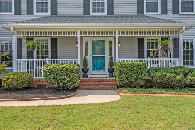 16 Chariot, Simpsonville, SC 29681 - entrance to property with covered porch and a yard