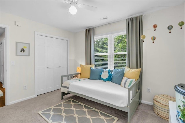 16 Chariot, Simpsonville, SC 29681 - bedroom with carpet flooring, baseboards, and a closet