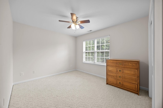 6533 NW Derby, Concord, NC 28027 - spare room with carpet flooring, baseboards, and a ceiling fan