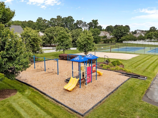 6533 NW Derby, Concord, NC 28027 - community jungle gym with a tennis court
