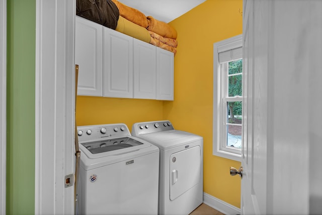 2030 Fasana, York, SC 29745 - laundry area with washer and dryer, cabinet space, and baseboards
