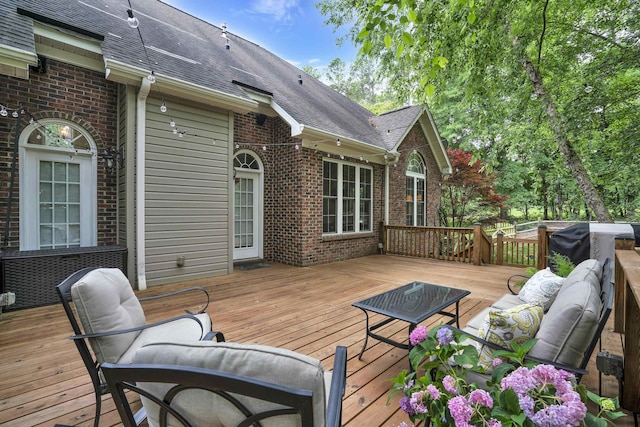 2030 Fasana, York, SC 29745 - wooden deck featuring an outdoor hangout area