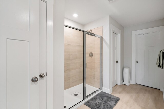 609 Cartmel, Greer, SC 29651 - full bathroom with a shower stall and baseboards