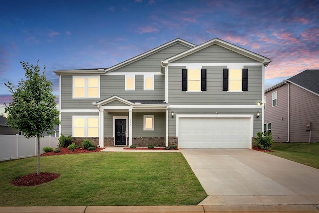 609 Cartmel, Greer, SC 29651 - view of front of property with a garage and concrete driveway