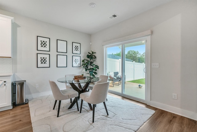 609 Cartmel, Greer, SC 29651 - dining space featuring light wood finished floors and baseboards