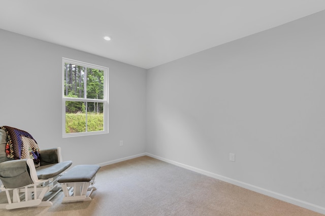 2097 Evanston, Wellford, SC 29385 - sitting room with carpet, baseboards, and recessed lighting